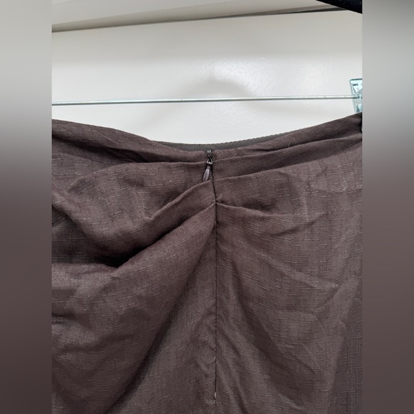 12th Tribe Asymmetrical Black Fringe Skirt - Picture 8 of 9